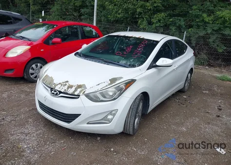2014 Hyundai Elantra Se из США, поврежденный, VIN 5NPDH4AE1EH497100